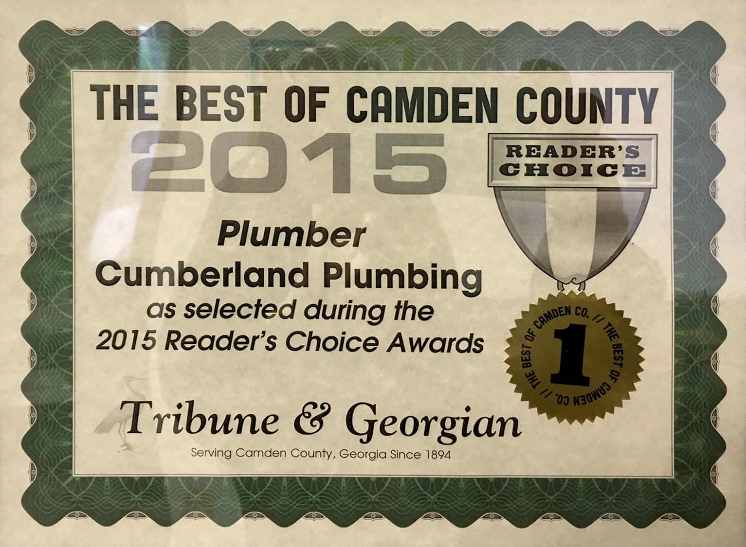 high rated camden georgia plumbers